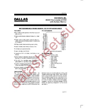 DS1350BL-70IND datasheet  